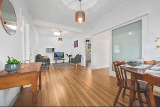 Living room painted by Inception Colours in the colour Lexicon  