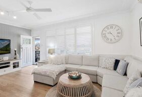 Living room of home located at Budgewoi